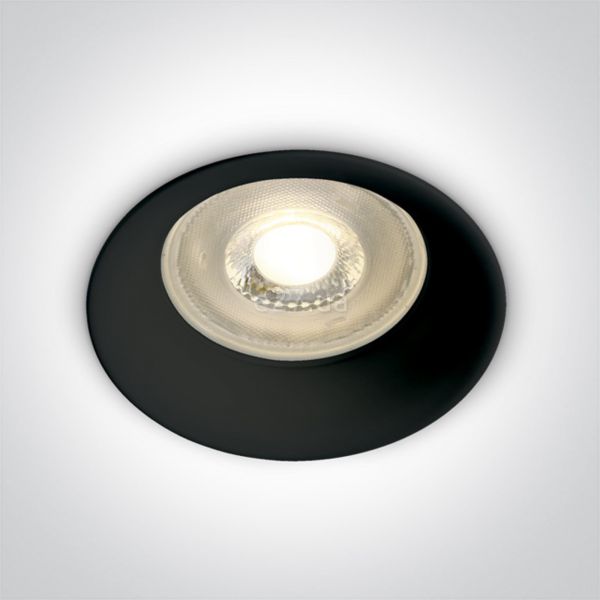 Точковий світильник One Light 10105D2/B The Semi Dark Light Range Aluminium