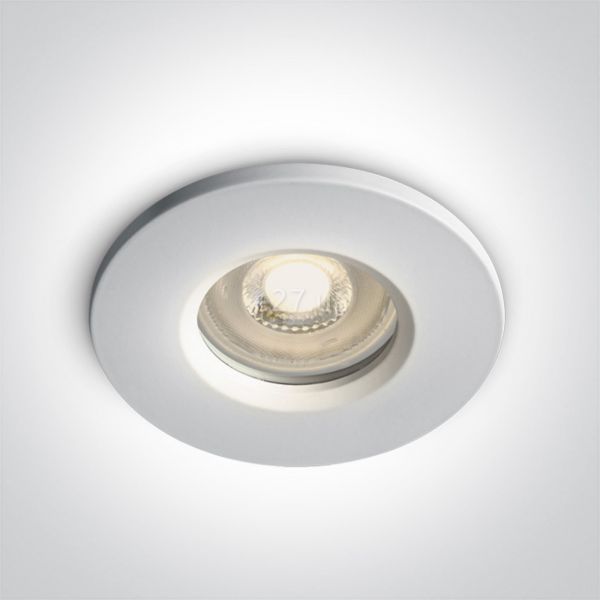 Точковий світильник One Light 10105R1/W The Bathroom Range IP65 Aluminium