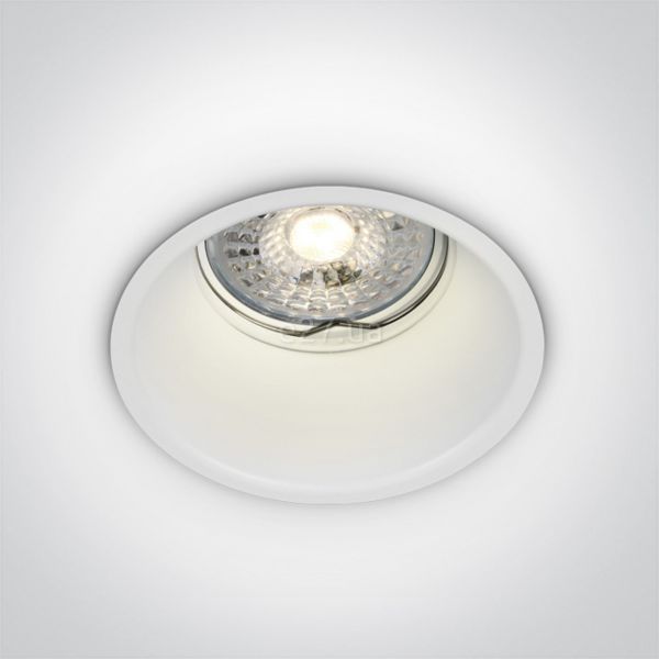 Точковий світильник One Light 10105TG/W The Semi Trimless Dark Light Range