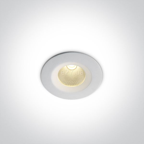 Точковий світильник One Light 10107CA/W/W The COB Downlight Range Die Cast