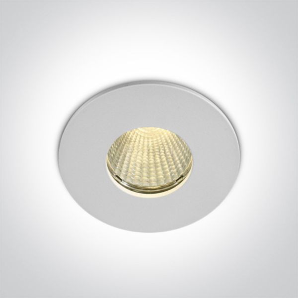 Точечный светильник One Light 10107P/W/W The COB IP65 Bathroom High Power