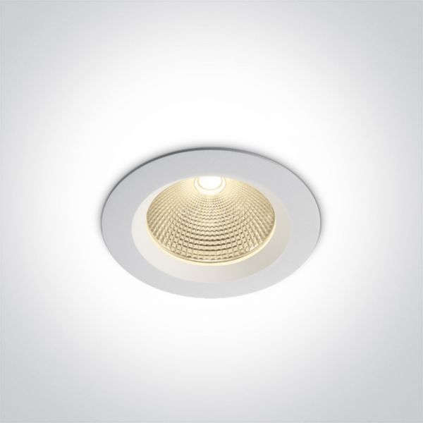 Точковий світильник One Light 10110CA/W/W The COB Downlight Range Die Cast