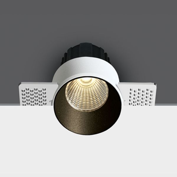 Точковий світильник One Light 10112BTR/B/V Black COB 12W CCTV 2-Step Trimless Dark Light 700mA
