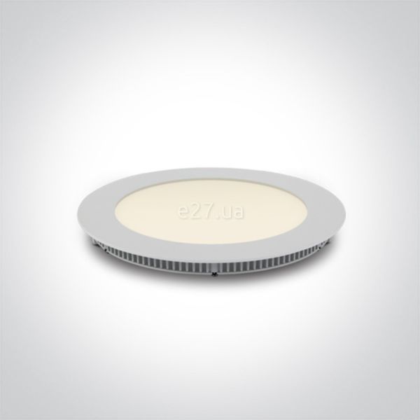 Точковий світильник One Light 10112FA/W/C The 3-12W Round Recessed Panels Die cast