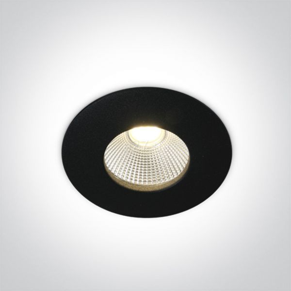 Точковий світильник One Light 10112P/B/W The COB IP65 Bathroom High Power