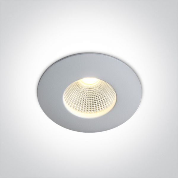 Точковий світильник One Light 10112P/W/C The COB IP65 Bathroom High Power