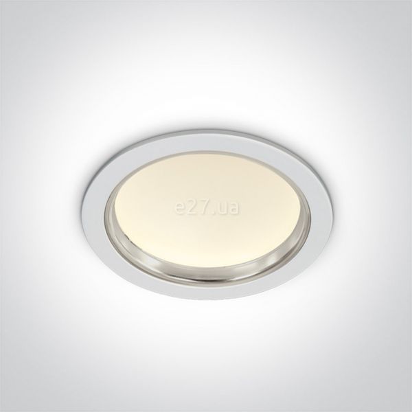 Потолочный светильник One Light 10115/W/W The Chrome Bezel Range Aluminium