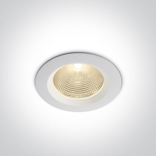 Точковий світильник One Light 10115CA/W/W The COB Downlight Range Die Cast