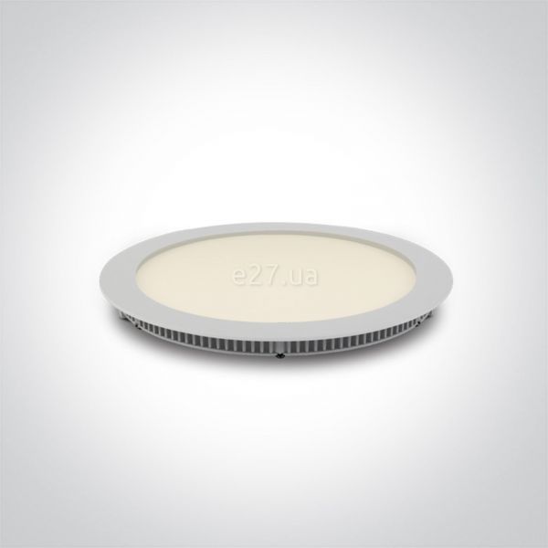 Стельовий світильник One Light 10118FA/W/C The 18-30W Round Recessed Panels Die cast