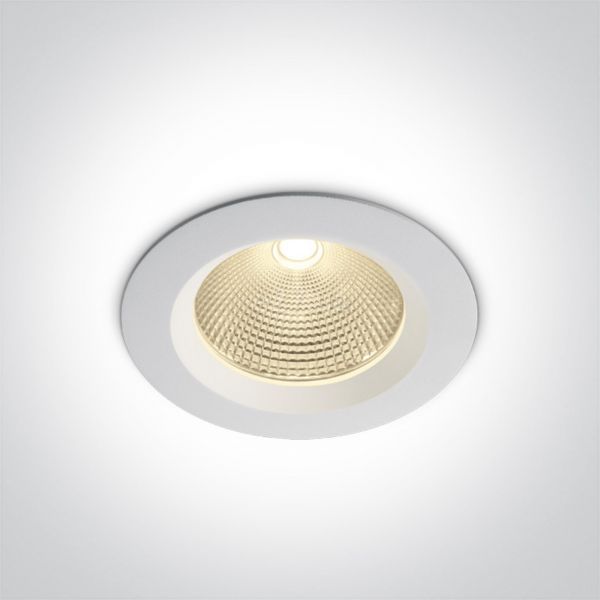 Потолочный светильник One Light 10120CA/W/W The COB Downlight Range Die Cast