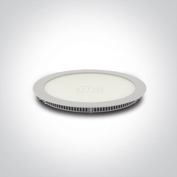 Стельовий світильник One Light 10130FA/W/C The 18-30W Round Recessed Panels Die cast