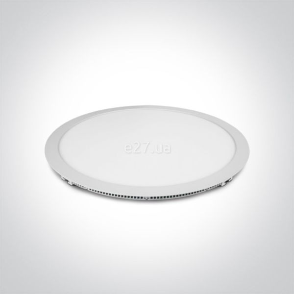 Стельовий світильник One Light 10140F/W/D The 40-48W Round Recessed Panels Die Cast