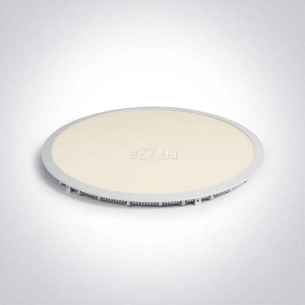 Стельовий світильник One Light 10148PE/W/W The 40-48W Round Recessed Panels Die Cast