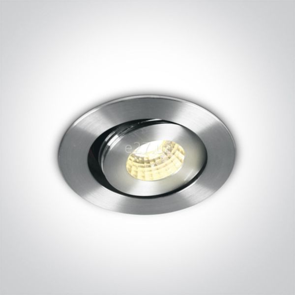 Точковий світильник One Light 11103B/AL/W The 1W/3W Mini Series Aluminium