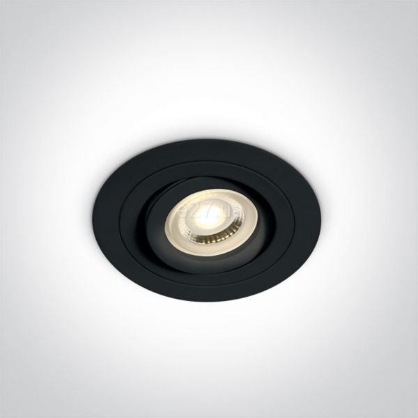 Точковий світильник One Light 11105ABG/B Recessed Spots Adjustable