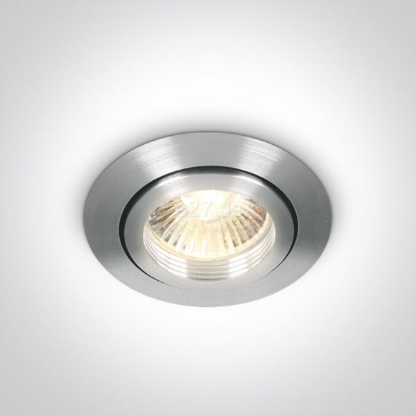 Точковий світильник One Light 11105AL/AL The Dual Ring Range Natural Aluminium