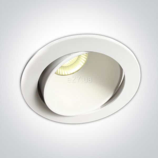 Точковий світильник One Light 11106PK/W/W Recessed Spots Adjustable LED