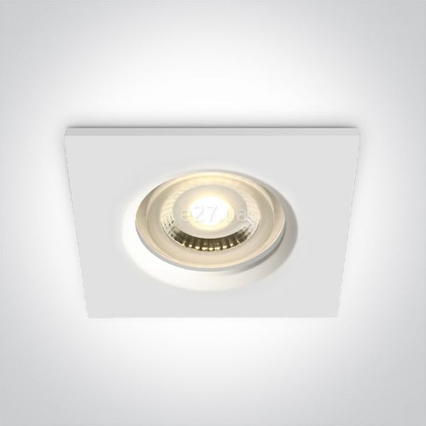 Точковий світильник One Light 50105R1/W The IP65 Bathroom Range Aluminium