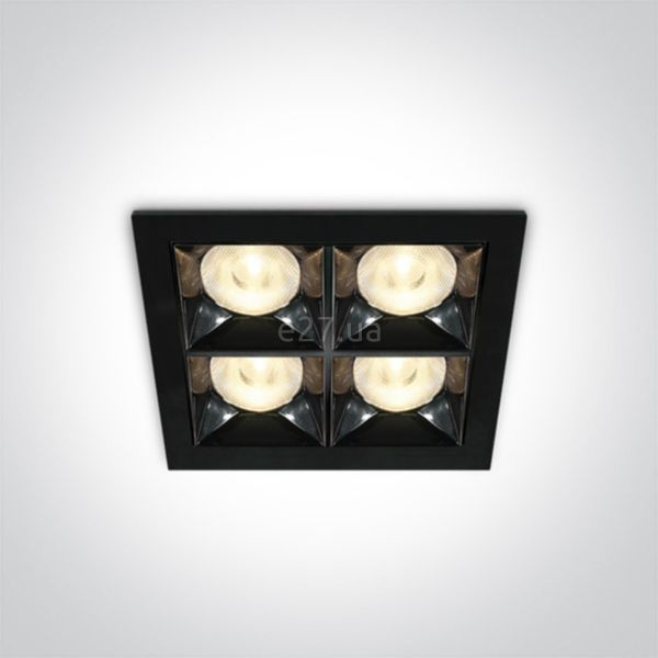 Точковий світильник One Light 50406B/B/W Mirror Square Boxes