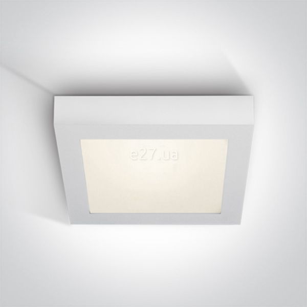 Стельовий світильник One Light 62130AF/W/C The LED Panel Plafo Square