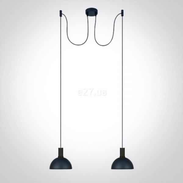 Підвісний світильник One Light 63140B/B E27 Round Pendants