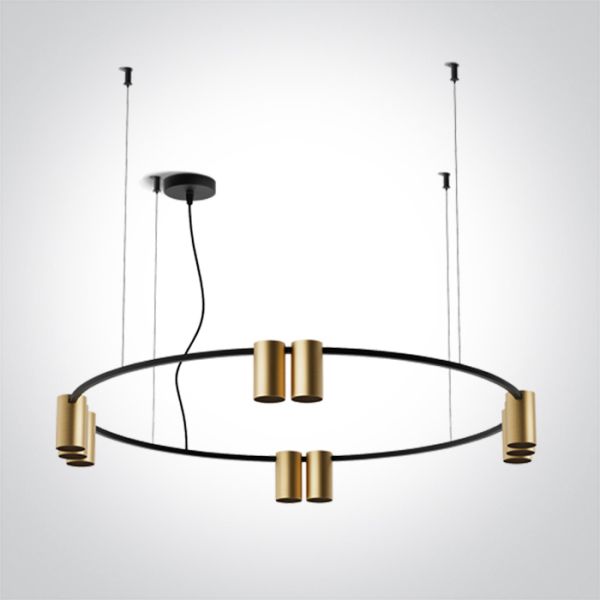 Люстра One Light 63146C/BBS Pendants