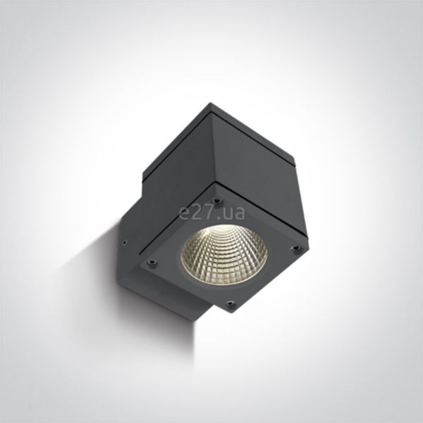 Настінний світильник One Light 67138F/AN/W Outdoor Wall Cylinders