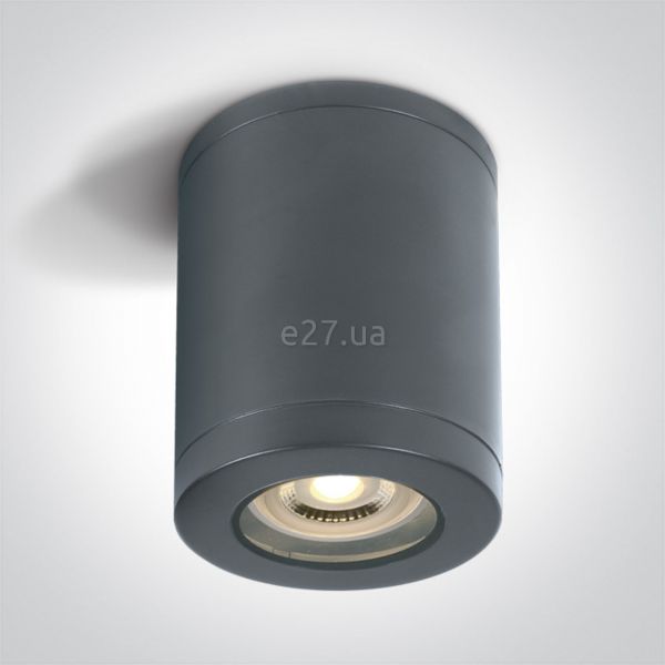 Точковий світильник One Light 67142B/AN The GU10 Outdoor Cylinder Lights ABS+PC