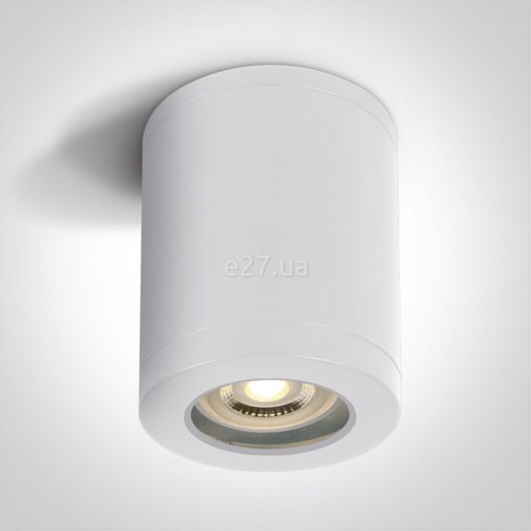 Точковий світильник One Light 67142B/W The GU10 Outdoor Cylinder Lights ABS+PC