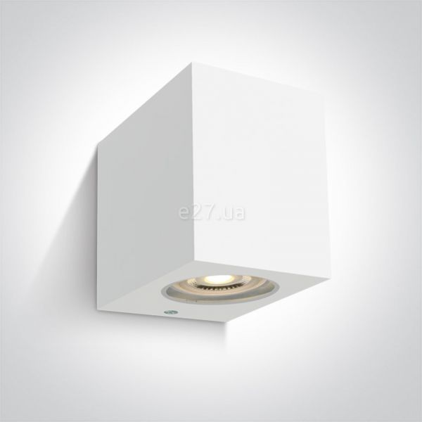 Настінний світильник One Light 67142H/W The GU10 Outdoor Cube Lights ABS+PC