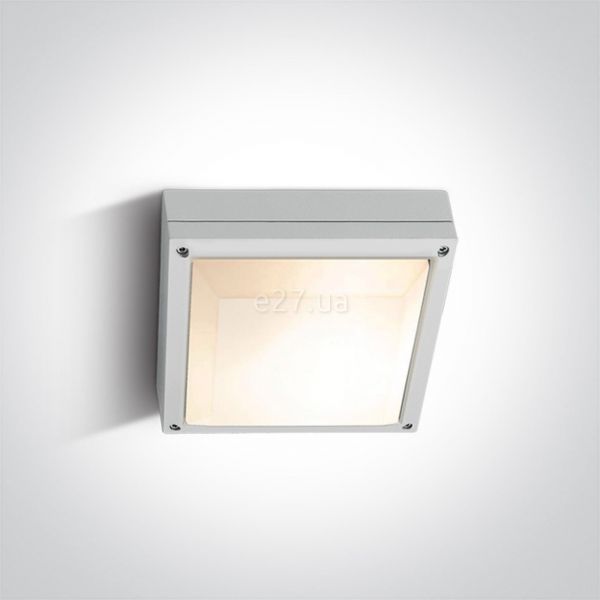 Стельовий світильник One Light 67208/W The Square E27 Outdoor Plafo Die cast