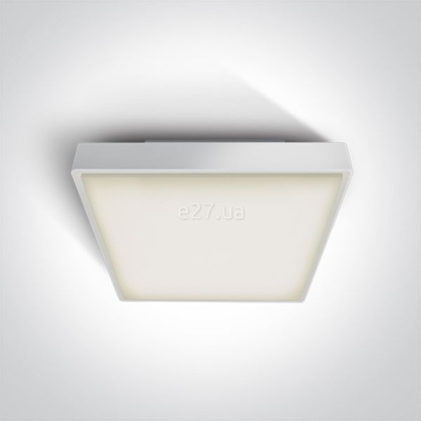 Стельовий світильник One Light 67282BN/W/W The LED Plafo Outdoor Square Plastic