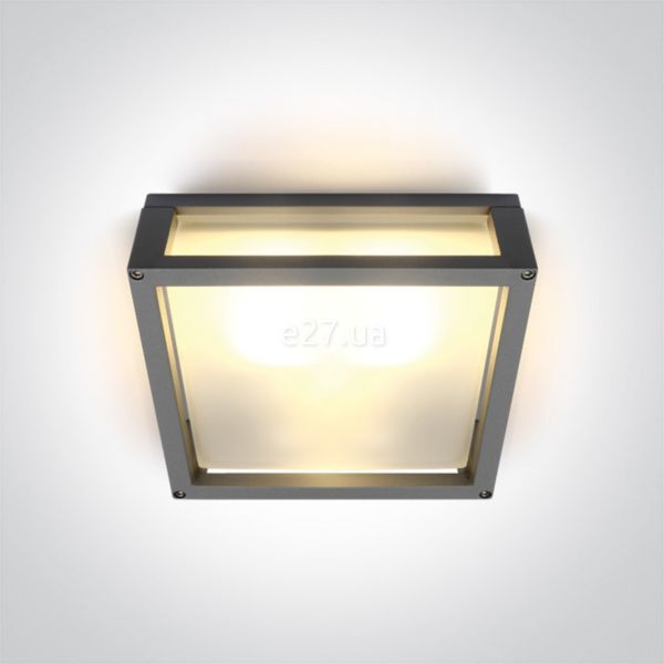 Стельовий світильник One Light 67292/G Outdoor E27 Square Die cast