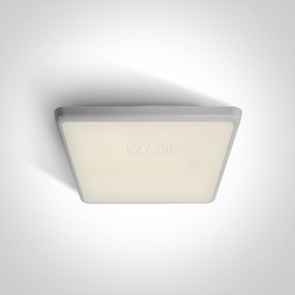 Стельовий світильник One Light 67372/W/W The LED Slim Plafo Range PC