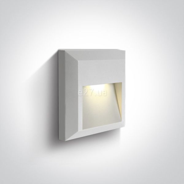 Настінний світильник One Light 67388B/W/W Outdoor Dark Lights ABS + PC