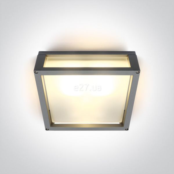 Потолочный светильник One Light 67420B/G Outdoor E27 Square Die cast