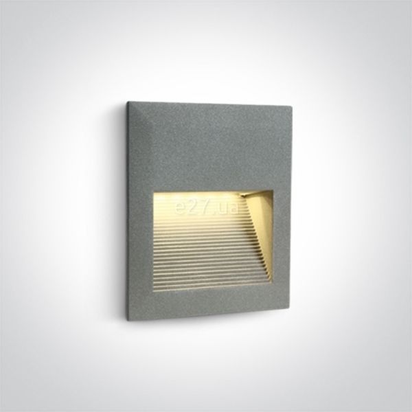 Настінний світильник One Light 68012/G/W Outdoor Dark Light Wall Recessed Die cast