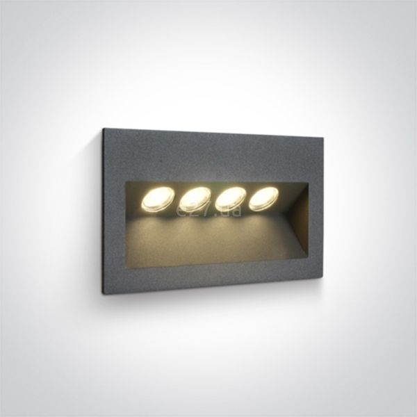 Настенный светильник One Light 68048/AN/W Outdoor Wall Recessed Die Cast