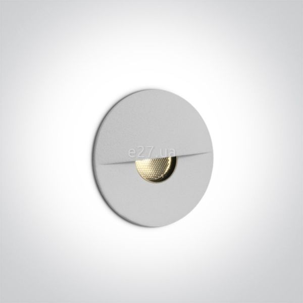 Настінний світильник One Light 68070/W/W Indoor/Outdoor Decorative Wall Recessed Aluminium