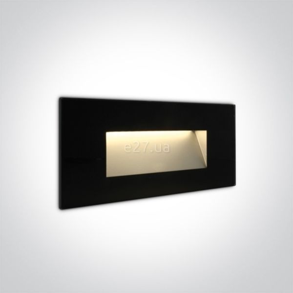 Настінний світильник One Light 68076A/B/W The Glass Face Recessed Lights