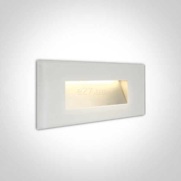 Настенный светильник One Light 68076A/W/W The Glass Face Recessed Lights