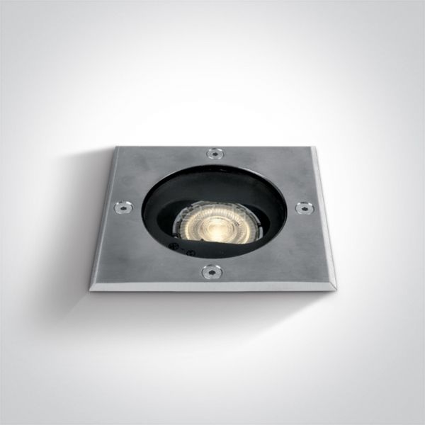 Грунтовий світильник One Light 69048G The GU10 Inground Adjustable Range Stainless steel 316