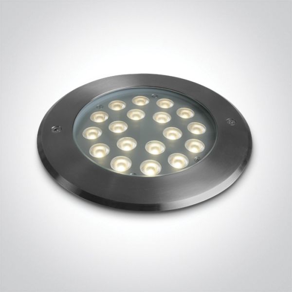 Грунтовый светильник One Light 69076D/W