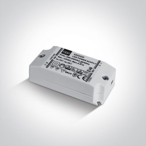 Блок питания One Light 89008W The 12V DC Range Constant voltage