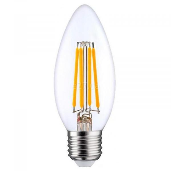 Лампа світлодіодна Osram 4058075212398 потужністю 5W з серії LED Star Filament. Типорозмір — B35 з цоколем E27, температура кольору — 2700K