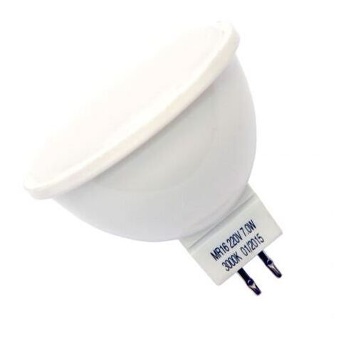 Лампа світлодіодна Outlet Светкомплект LED MR16 E 7W 3000K GU5,3 потужністю 7W з цоколем GU5.3, 