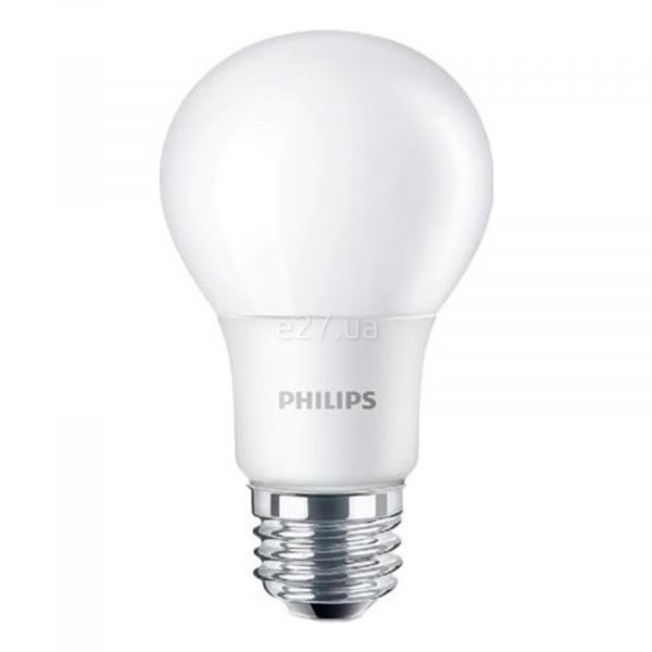 Лампа світлодіодна Philips 929001163707 потужністю 9W з серії LEDBulb. Типорозмір — A60 з цоколем E27, температура кольору — 6500K