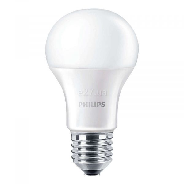 Лампа светодиодная Philips 929001179602 мощностью 9.5W из серии CorePro LEDBulb. Типоразмер — A60 с цоколем E27, температура цвета — 4000K