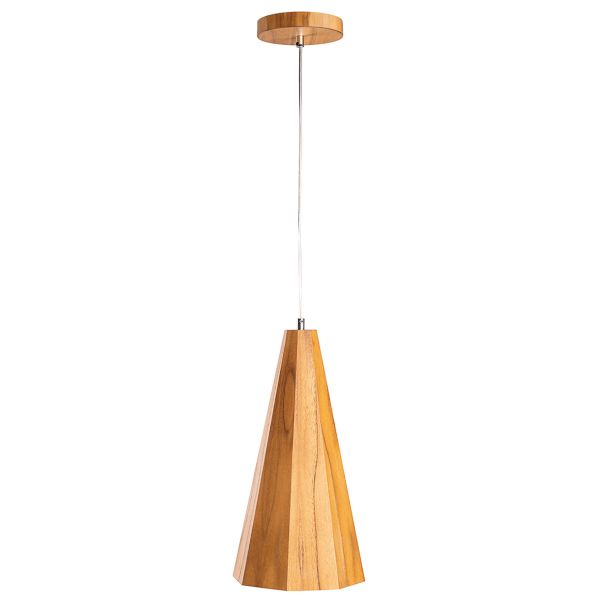 Подвесной светильник Quintiesse QN-ANGULAR-P-S-TEAK Accord Angular Angular Pendant Light Teak Veneer
