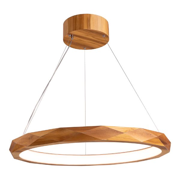 Подвесной светильник Quintiesse QN-ANGULAR-RING-LED-80-TEAK Accord Angular Angular LED Pendant Light Teak Veneer